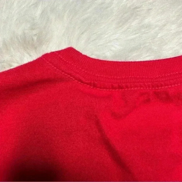 Holiday Time Christmas Santa Shirt Red & White Long Sleeved Size Extra  Small - Picture 16 of 16